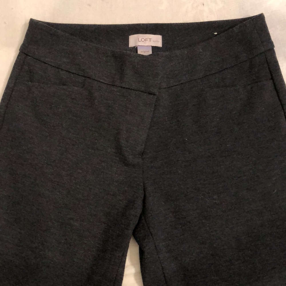 Loft gray dress pants